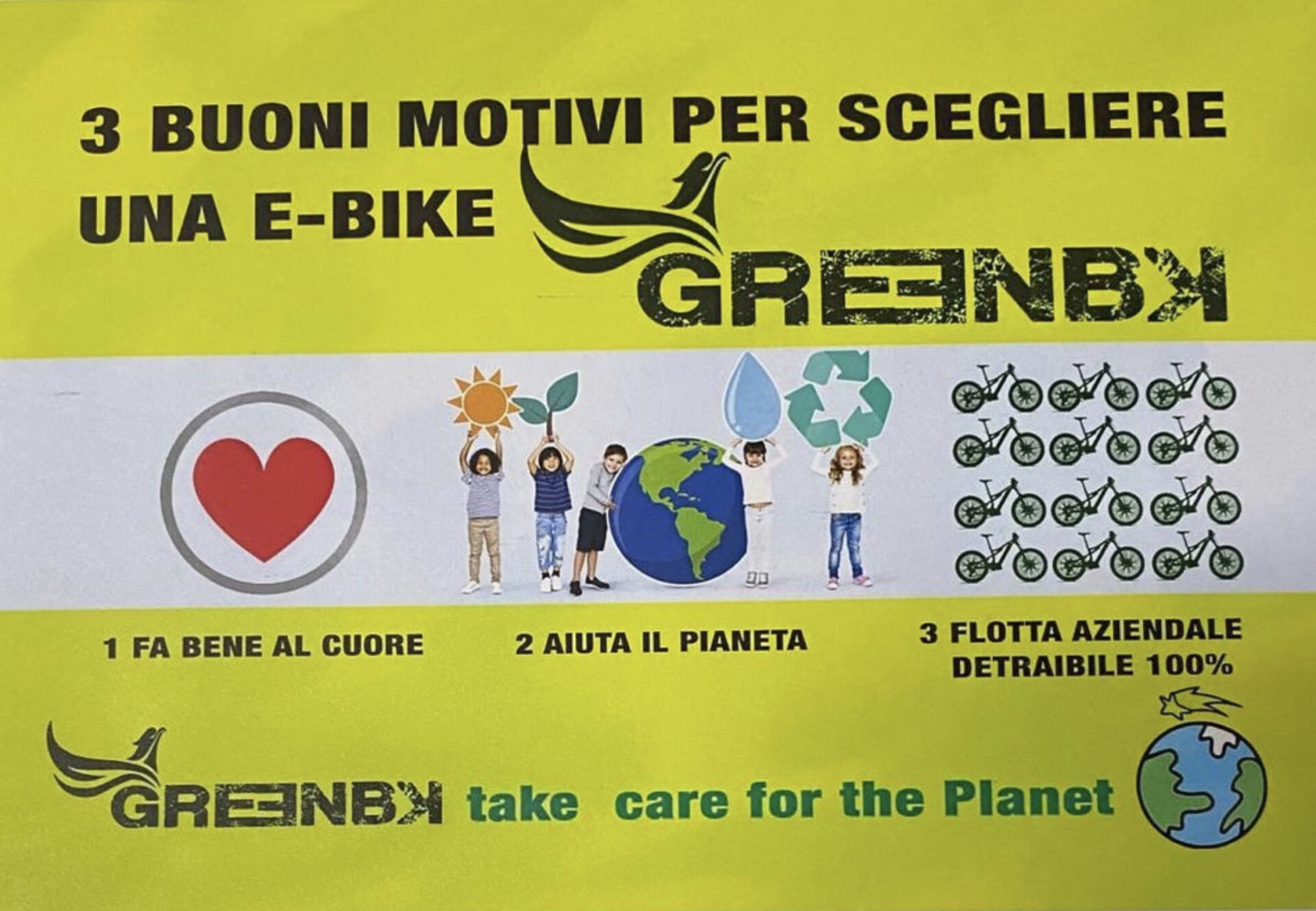3 buoni motivi per sceglire greenbike